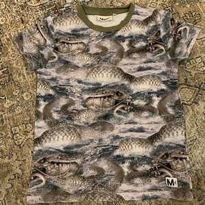 Molo Boys Sea Monster Short Sleeve Shirt